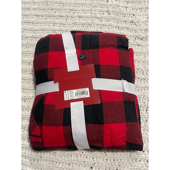NWT Wondershop Pajamas Set Christmas Holiday Womens 3X Red Bk Plaid Matching Pjs - Picture 3 of 4